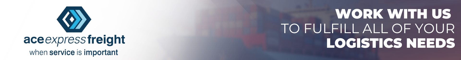 Ace Express Freight Logo - Dublin Ireland Freight Forwarding and Logistics, work with Ace Express Freight to fulfill all of your transportation needs